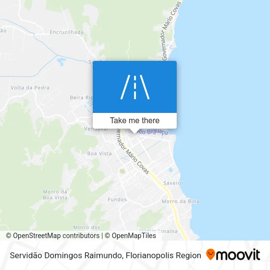 Servidão Domingos Raimundo map