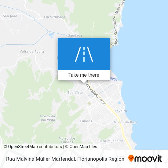 Rua Malvina Müller Martendal map