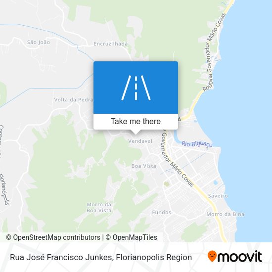 Rua José Francisco Junkes map