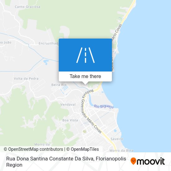 Rua Dona Santina Constante Da Silva map