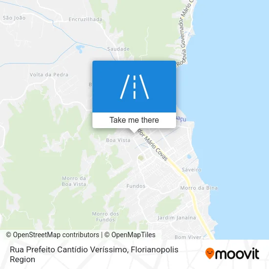 Rua Prefeito Cantídio Veríssimo map
