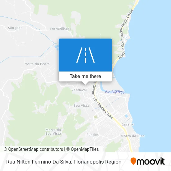 Rua Nilton Fermino Da Silva map
