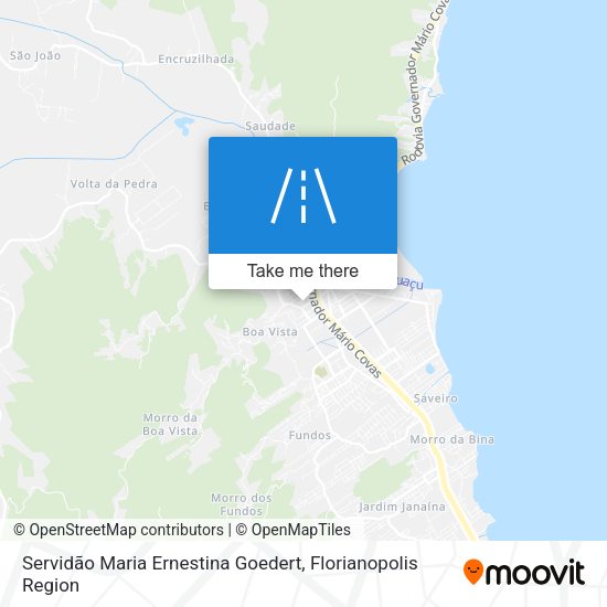 Servidão Maria Ernestina Goedert map