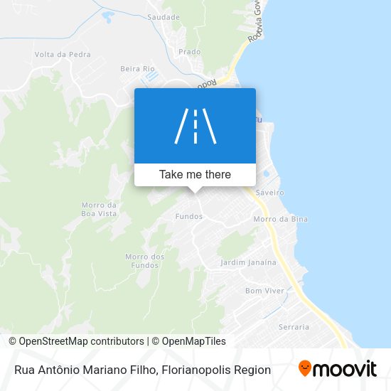 Rua Antônio Mariano Filho map