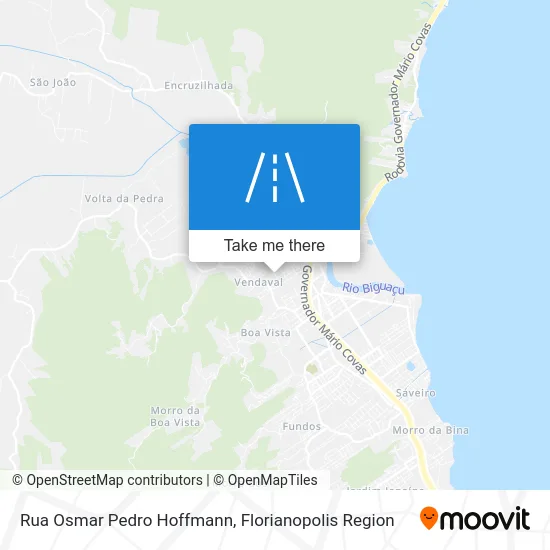 Rua Osmar Pedro Hoffmann map