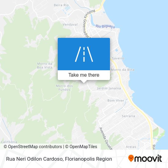 Rua Neri Odilon Cardoso map