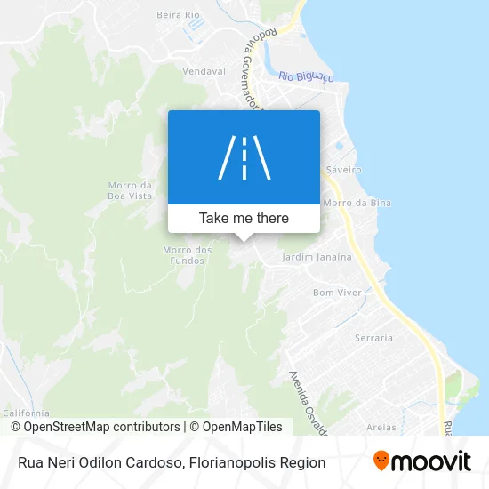 Rua Neri Odilon Cardoso map