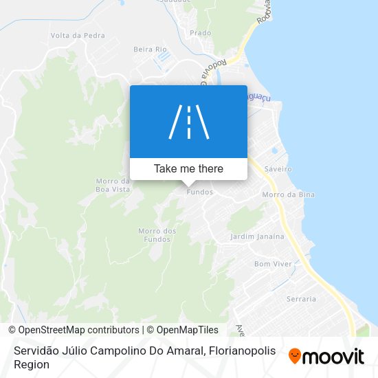Servidão Júlio Campolino Do Amaral map