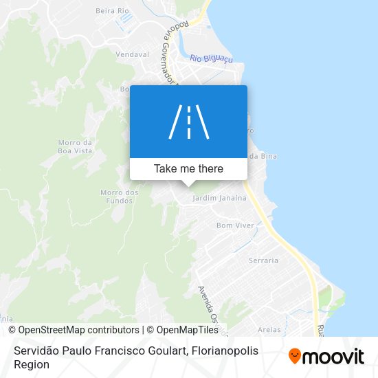 Servidão Paulo Francisco Goulart map