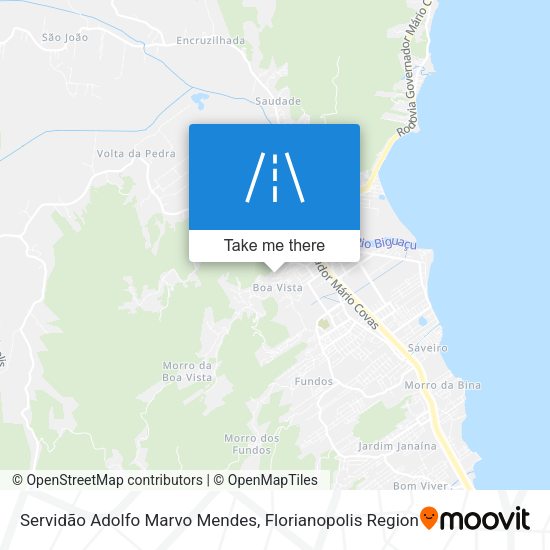 Servidão Adolfo Marvo Mendes map