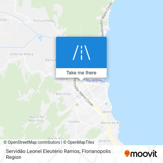 Servidão Leonel Eleutério Ramos map