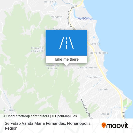 Servidão Vanda Maria Fernandes map