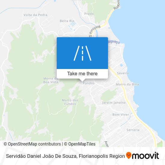 Servidão Daniel João De Souza map