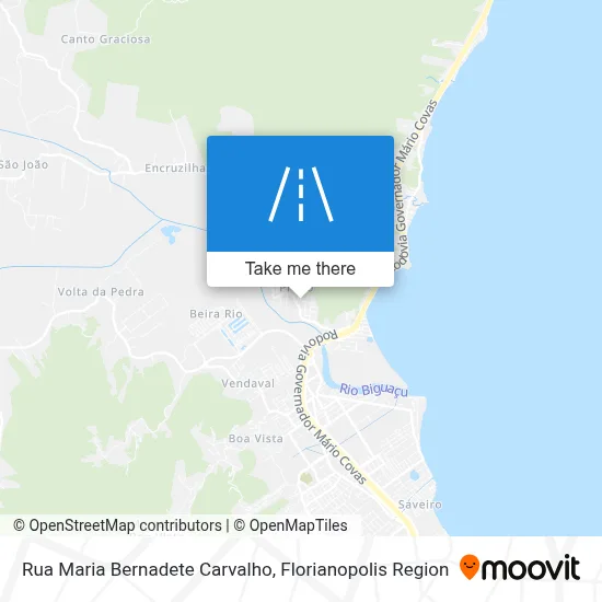 Rua Maria Bernadete Carvalho map