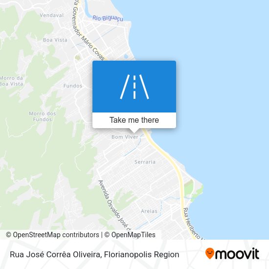 Rua José Corrêa Oliveira map