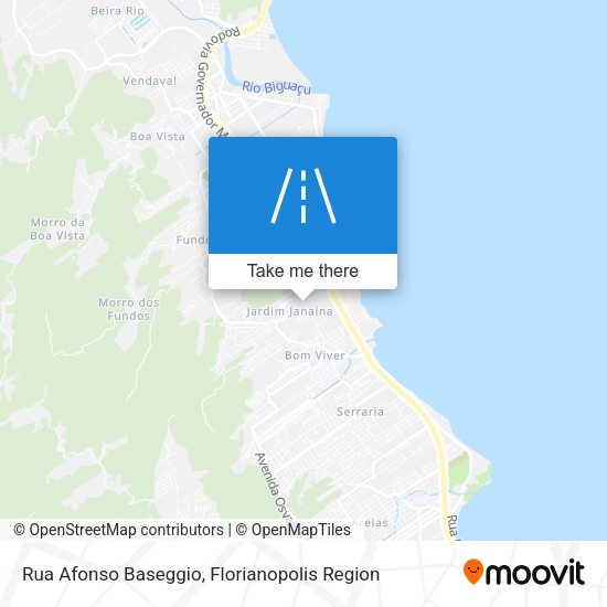 Rua Afonso Baseggio map