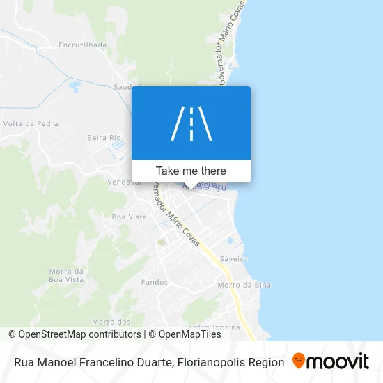 Rua Manoel Francelino Duarte map