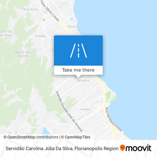 Servidão Carolina Júlia Da Silva map