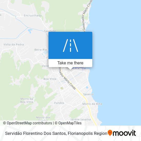 Servidão Florentino Dos Santos map
