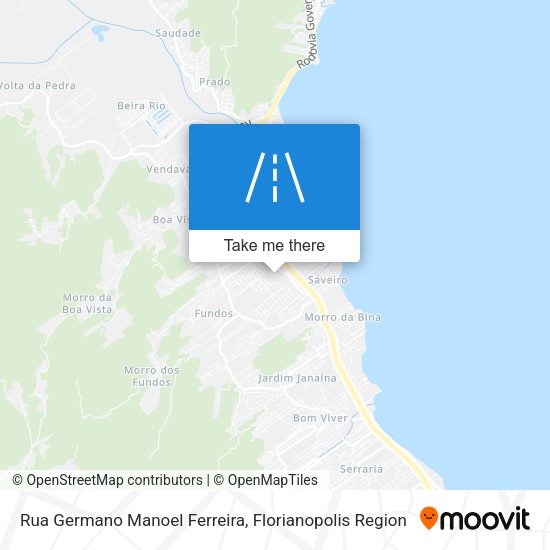 Rua Germano Manoel Ferreira map