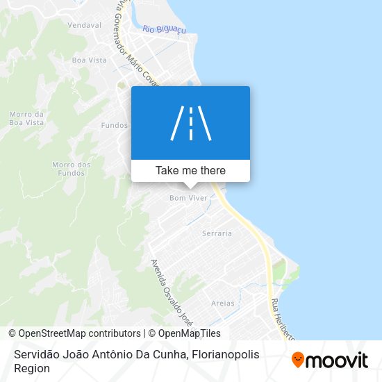 Servidão João Antônio Da Cunha map