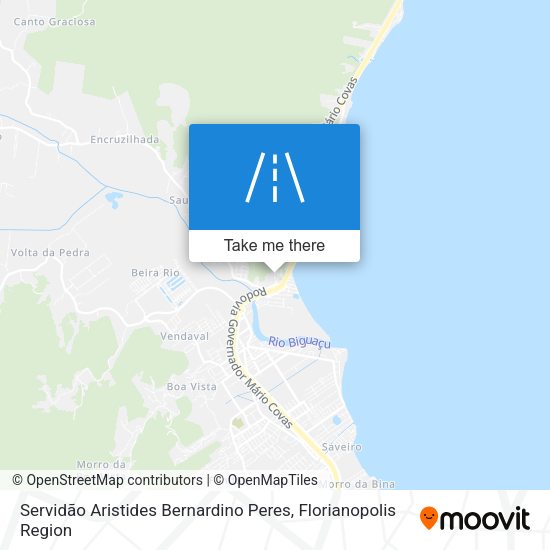 Servidão Aristides Bernardino Peres map