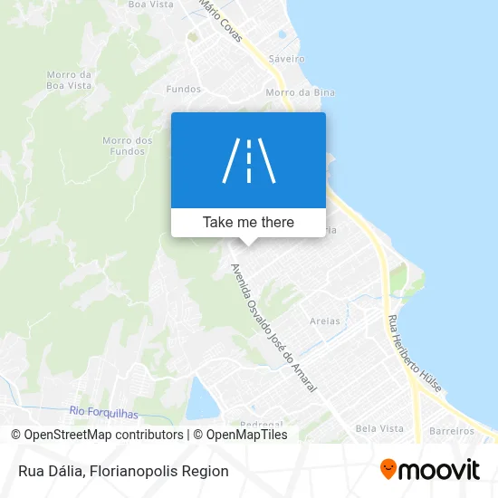 Rua Dália map