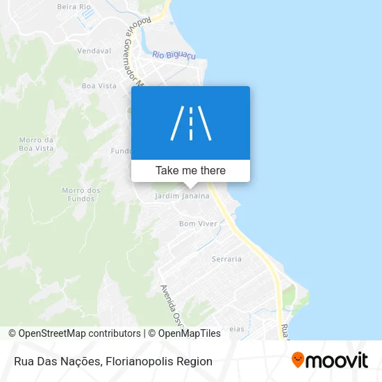 Rua Das Nações map