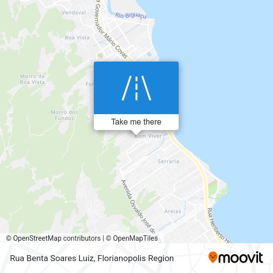 Rua Benta Soares Luiz map
