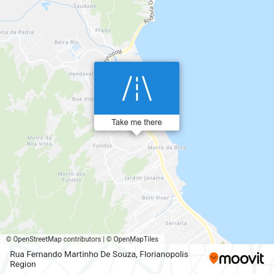 Rua Fernando Martinho De Souza map