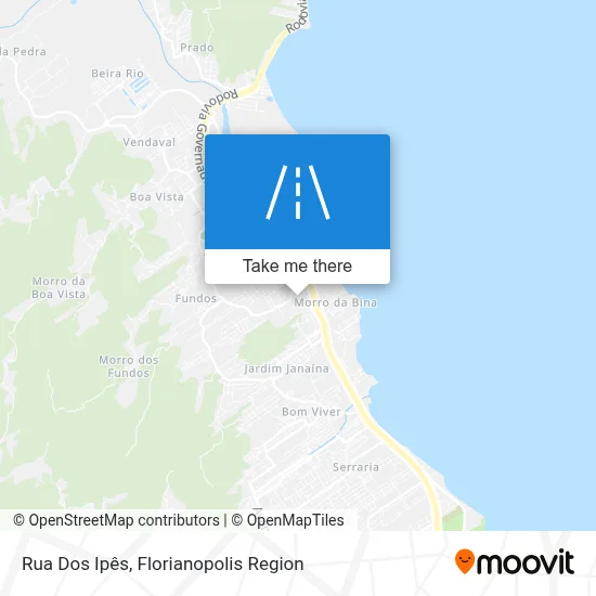 Rua Dos Ipês map