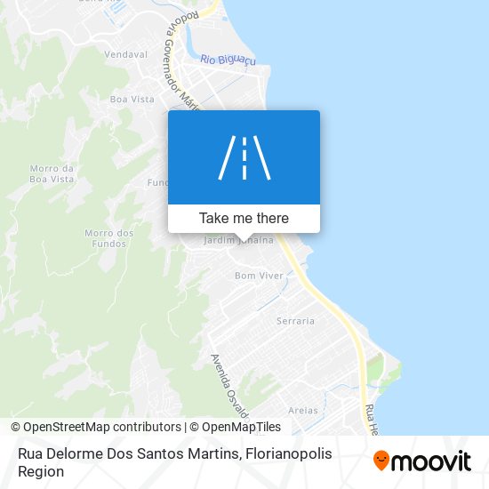 Mapa Rua Delorme Dos Santos Martins