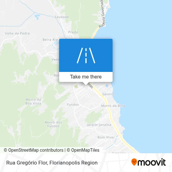 Rua Gregório Flor map