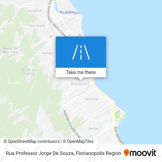 Rua Professor Jorge De Souza map