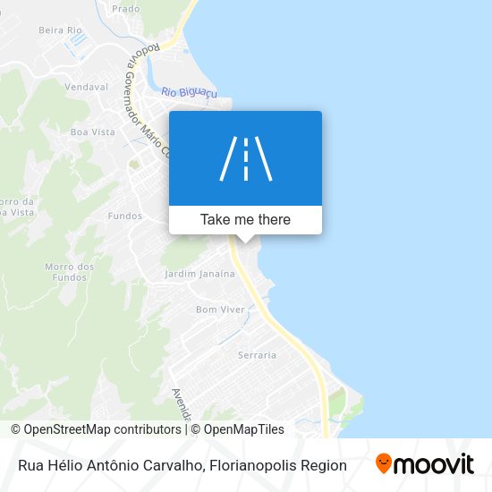 Rua Hélio Antônio Carvalho map