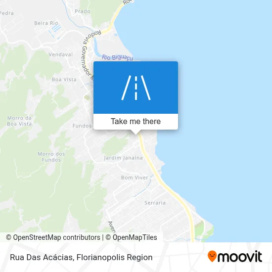 Rua Das Acácias map