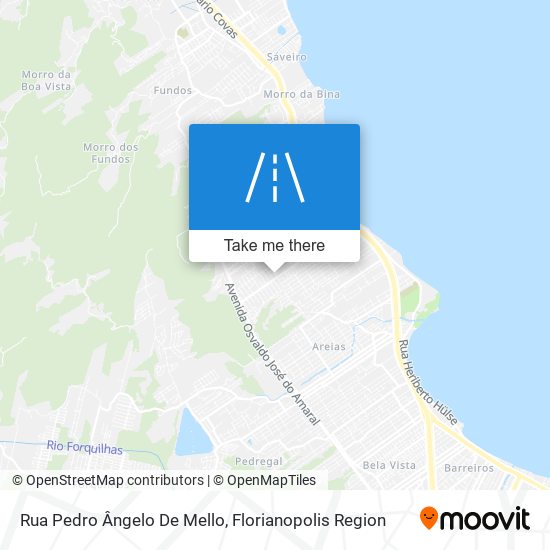 Mapa Rua Pedro Ângelo De Mello