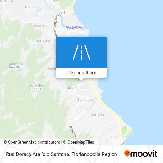 Rua Doracy Atalício Santana map