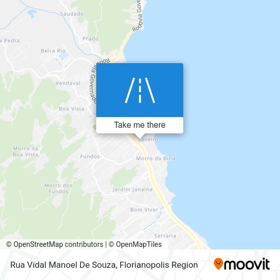 Rua Vidal Manoel De Souza map