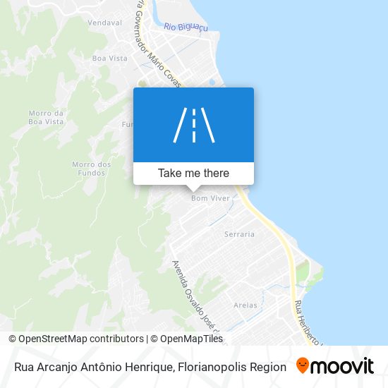 Mapa Rua Arcanjo Antônio Henrique