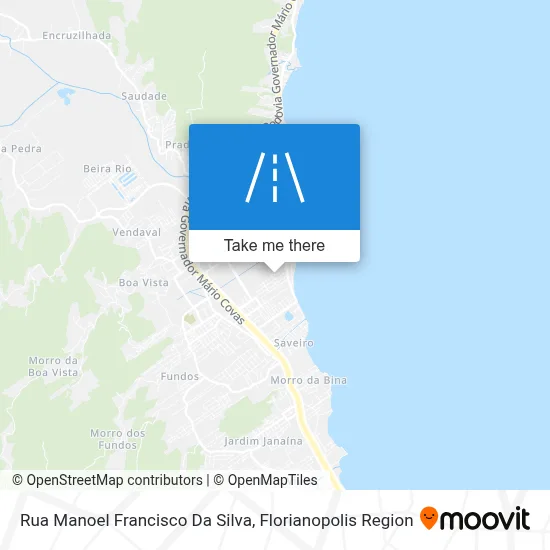 Rua Manoel Francisco Da Silva map
