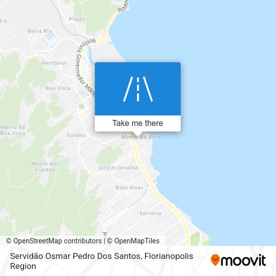 Servidão Osmar Pedro Dos Santos map