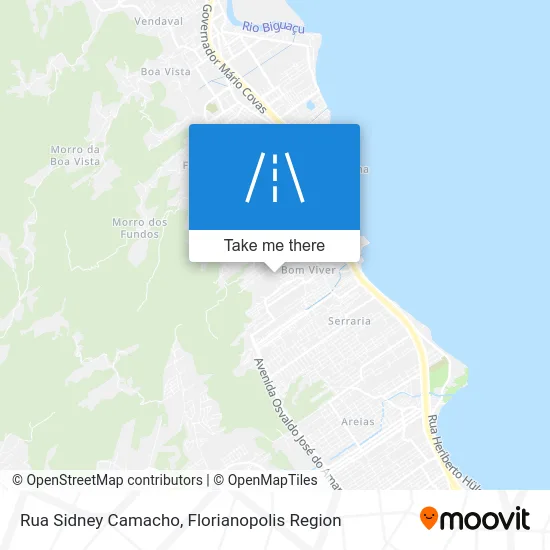 Rua Sidney Camacho map
