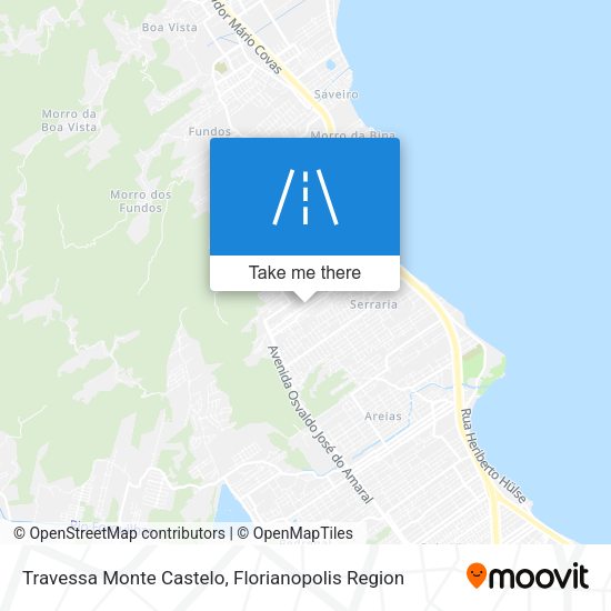 Travessa Monte Castelo map
