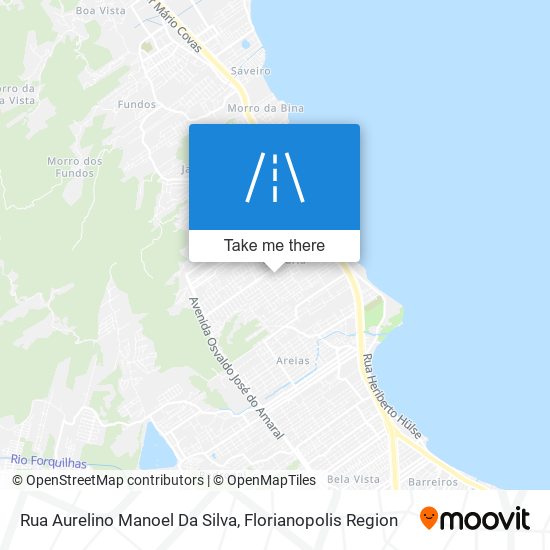 Mapa Rua Aurelino Manoel Da Silva