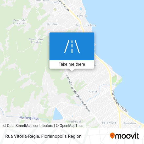 Rua Vitória-Régia map