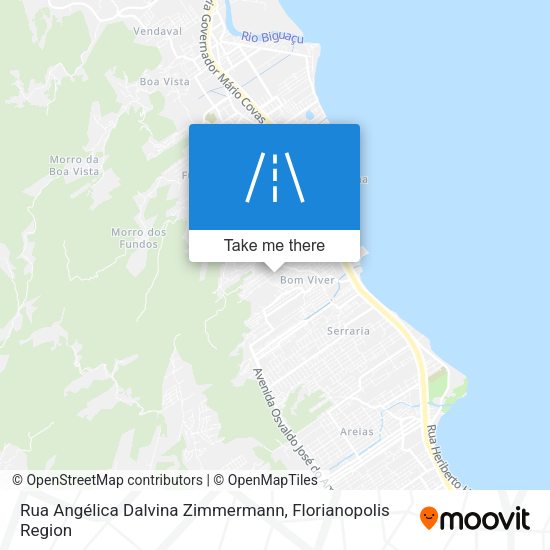 Rua Angélica Dalvina Zimmermann map