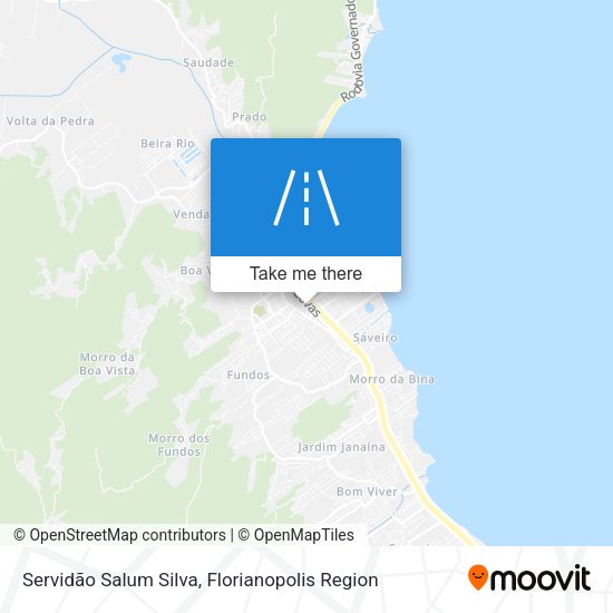 Servidão Salum Silva map
