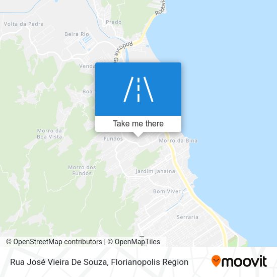 Rua José Vieira De Souza map