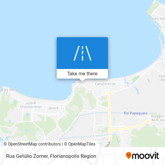 Rua Getúlio Zomer map